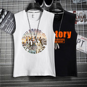 Erinevate trükistega laiade rihmadega puuvillane paak