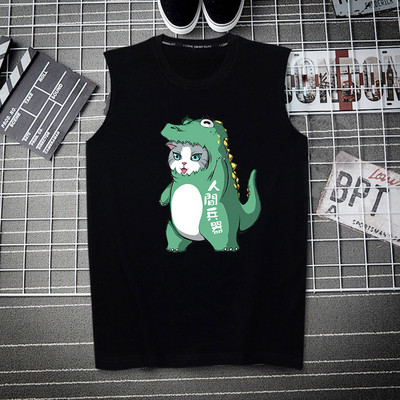 Erinevate trükistega laiade rihmadega puuvillane paak