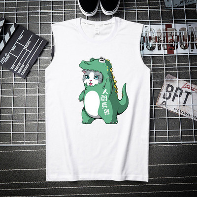 Erinevate trükistega laiade rihmadega puuvillane paak