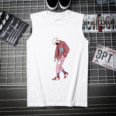 Erinevate trükistega laiade rihmadega puuvillane paak