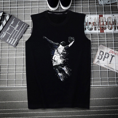 Erinevate trükistega laiade rihmadega puuvillane paak