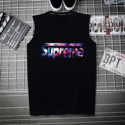 Erinevate trükistega laiade rihmadega puuvillane paak