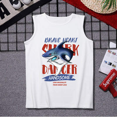 Ανδρικό casual φανελάκι με στάμπα