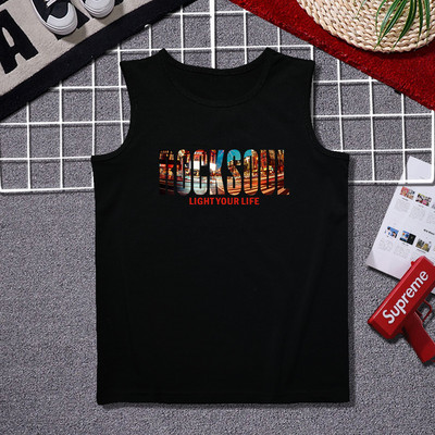 Ανδρικό casual φανελάκι με στάμπα