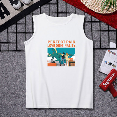 Ανδρικό casual φανελάκι με στάμπα