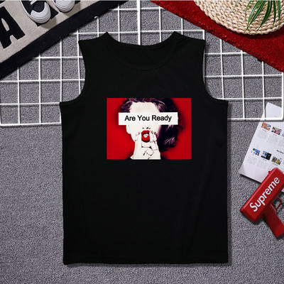 Ανδρικό casual φανελάκι με στάμπα