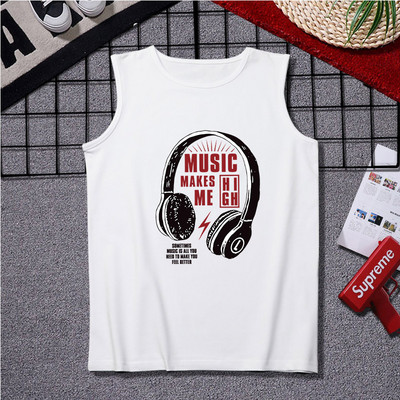 Ανδρικό casual φανελάκι με στάμπα