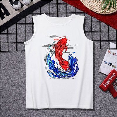 Ανδρικό casual φανελάκι με στάμπα