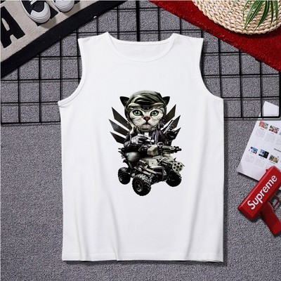 Ανδρικό casual φανελάκι με στάμπα