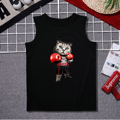 Ανδρικό casual φανελάκι με στάμπα