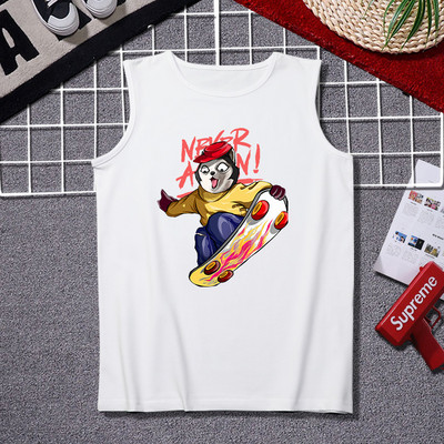 Ανδρικό casual φανελάκι με στάμπα