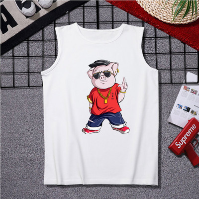 Ανδρικό casual φανελάκι με στάμπα