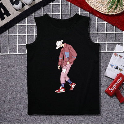 Ανδρικό casual φανελάκι με στάμπα