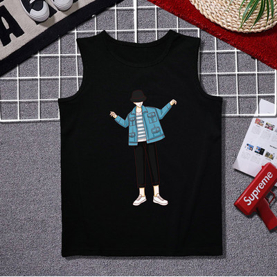 Ανδρικό casual φανελάκι με στάμπα