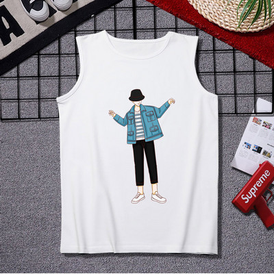 Ανδρικό casual φανελάκι με στάμπα