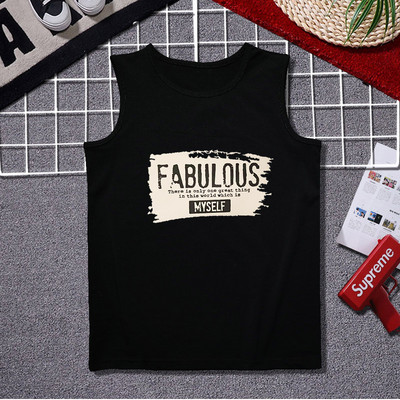 Ανδρικό casual φανελάκι με στάμπα