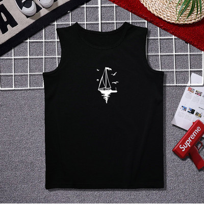 Ανδρικό casual φανελάκι με στάμπα