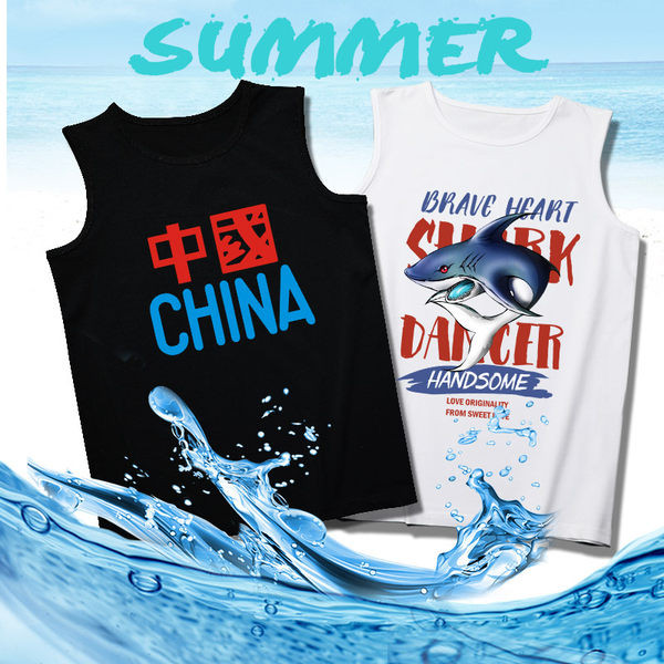 Ανδρικό casual φανελάκι με στάμπα