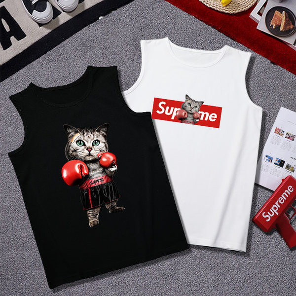 Ανδρικό casual φανελάκι με στάμπα