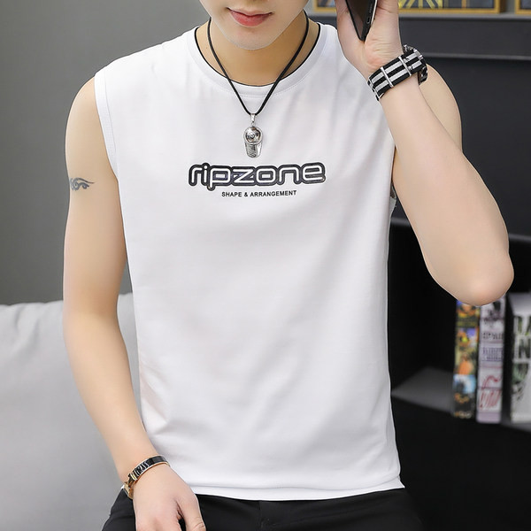 Igapäevane ümmarguse dekoltee ja trükiga topp