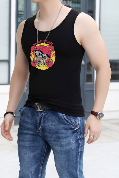 Dnevni prsluk za muškarce sa aplikacijom i natpisom