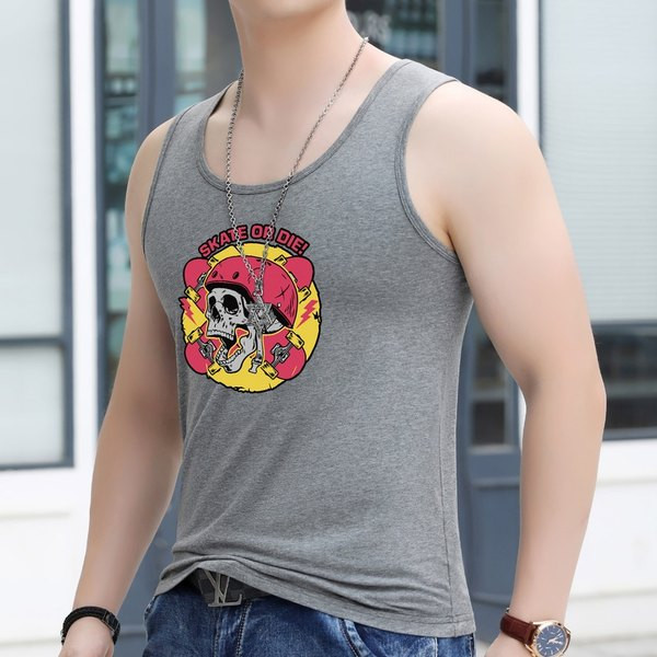 Dnevni prsluk za muškarce sa aplikacijom i natpisom