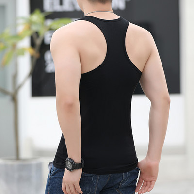 Ανδρικό casual φανελάκι με στρογγυλή λαιμόκοψη - πολλά χρώματα