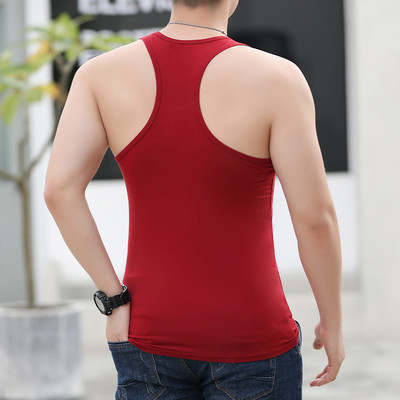 Ανδρικό casual φανελάκι με στρογγυλή λαιμόκοψη - πολλά χρώματα