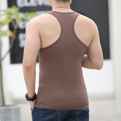 Ανδρικό casual φανελάκι με στρογγυλή λαιμόκοψη - πολλά χρώματα