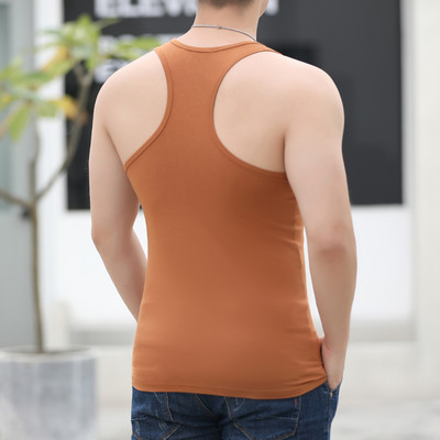 Ανδρικό casual φανελάκι με στρογγυλή λαιμόκοψη - πολλά χρώματα