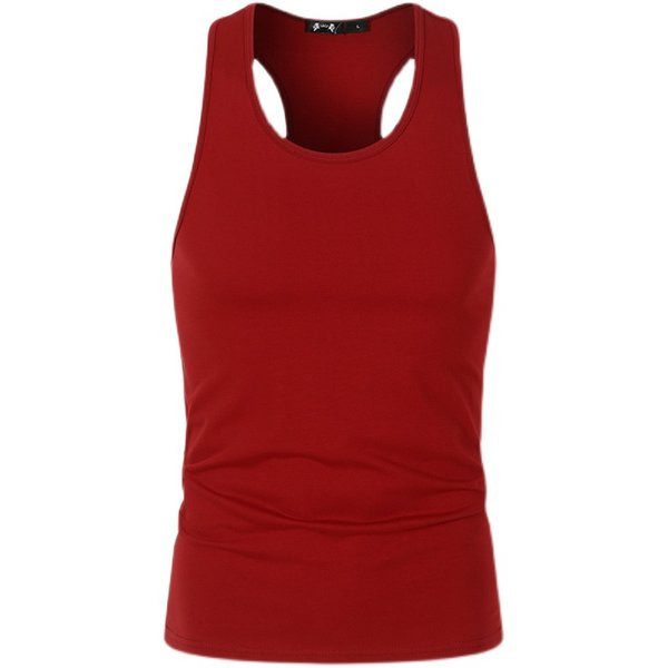 Ανδρικό casual φανελάκι με στρογγυλή λαιμόκοψη - πολλά χρώματα