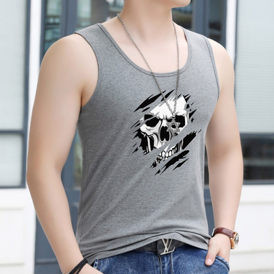 Καθημερινό ανδρικό φανελάκι με στάμπα - πολλά χρώματα