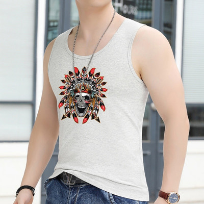 Férfi testre szabott felső rátéttel