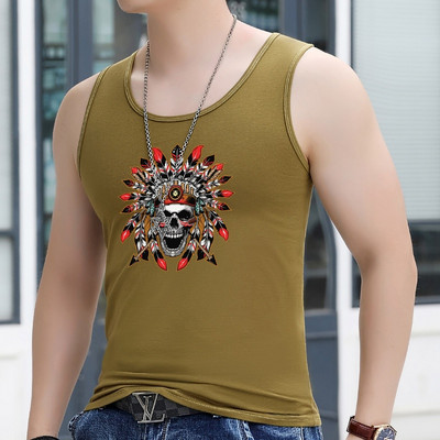 Férfi testre szabott felső rátéttel