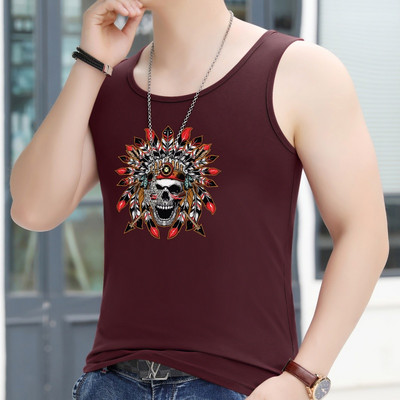 Férfi testre szabott felső rátéttel