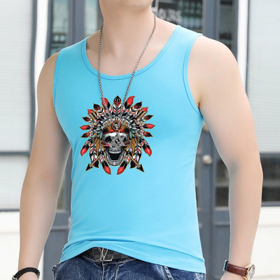 Férfi testre szabott felső rátéttel