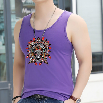 Férfi testre szabott felső rátéttel