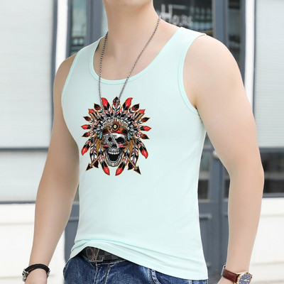 Férfi testre szabott felső rátéttel