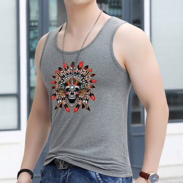 Férfi testre szabott felső rátéttel