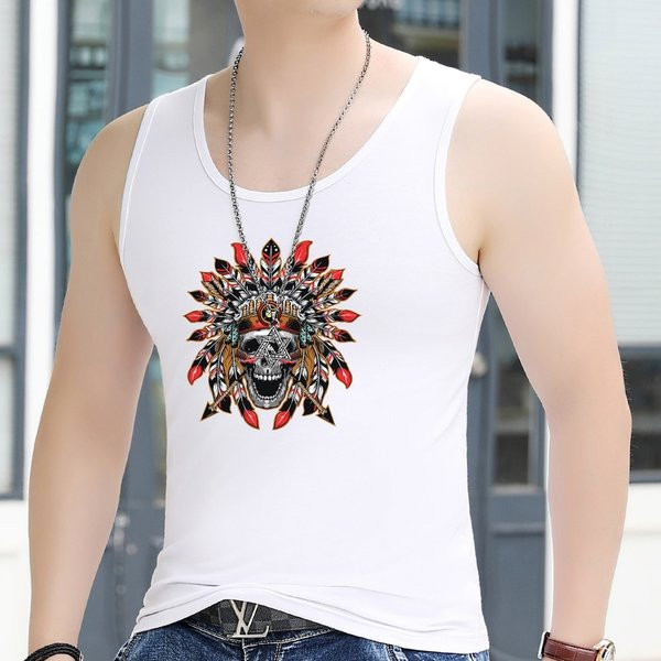 Férfi testre szabott felső rátéttel