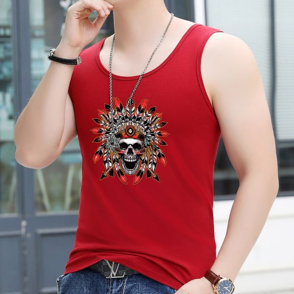 Férfi testre szabott felső rátéttel