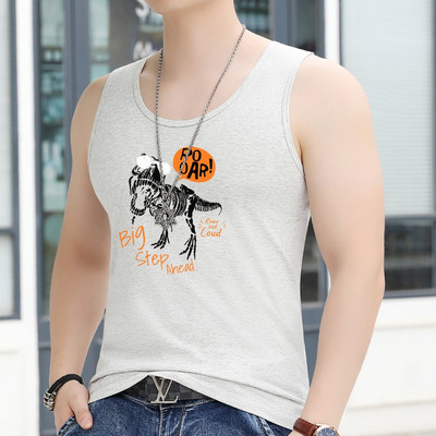 Ανδρικό φανελάκι σε πολλά χρώματα με απλικέ