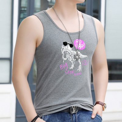 Ανδρικό φανελάκι σε πολλά χρώματα με απλικέ