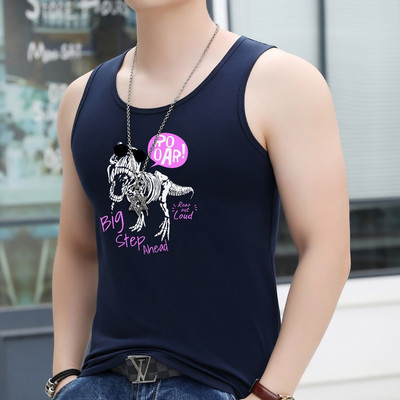 Ανδρικό φανελάκι σε πολλά χρώματα με απλικέ