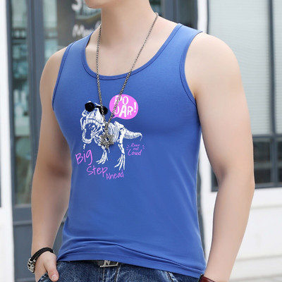 Ανδρικό φανελάκι σε πολλά χρώματα με απλικέ