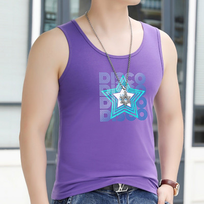 Dnevna muška majica bez rukava sa printom - više boja