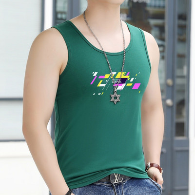 Férfi felső, kerek nyakkivágással és nyomattal - több színben