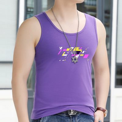 Férfi felső, kerek nyakkivágással és nyomattal - több színben