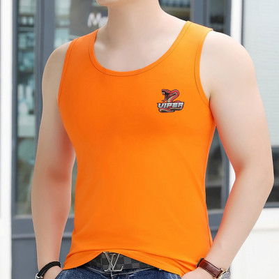 Мъжки потник с щампа в различни цветове 