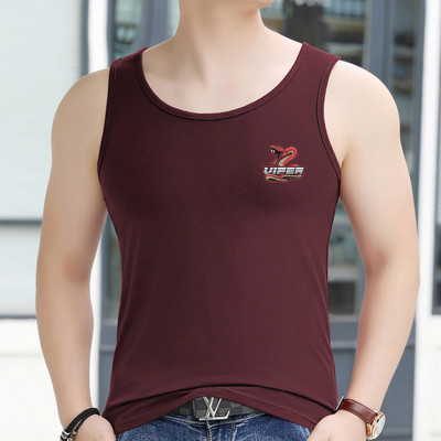 Мъжки потник с щампа в различни цветове 